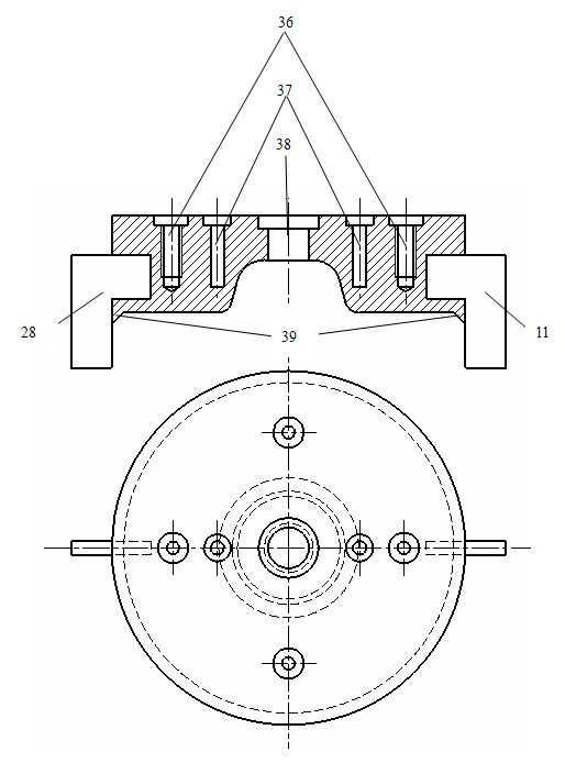 Device and method for manufacturing carbon fiber reinforced composite construction member