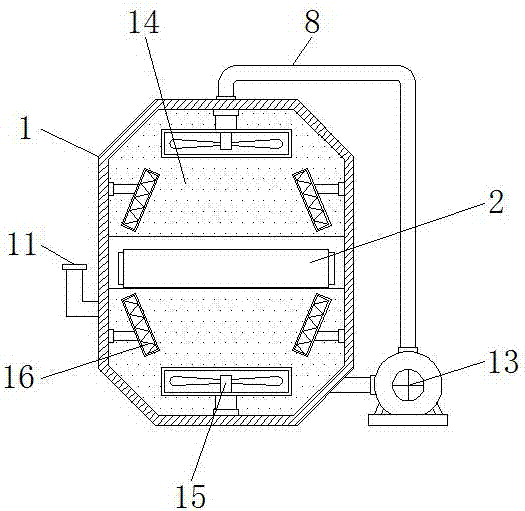 Cleaning device capable of recycling water and used for steel wire production line