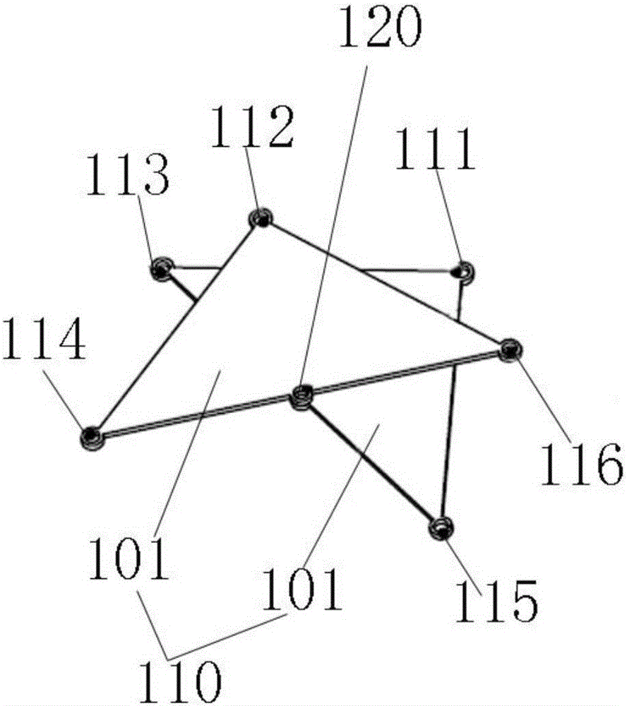 Extensible LED display device