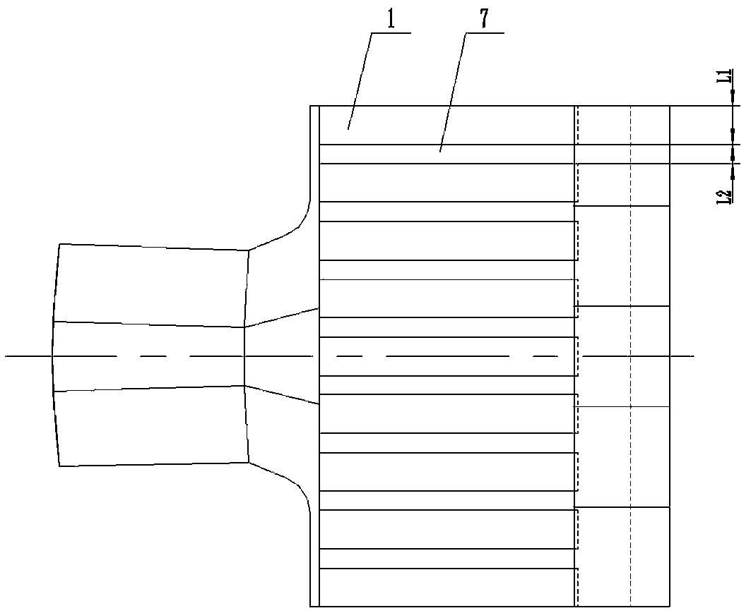 Head soldered structure for tamping pick