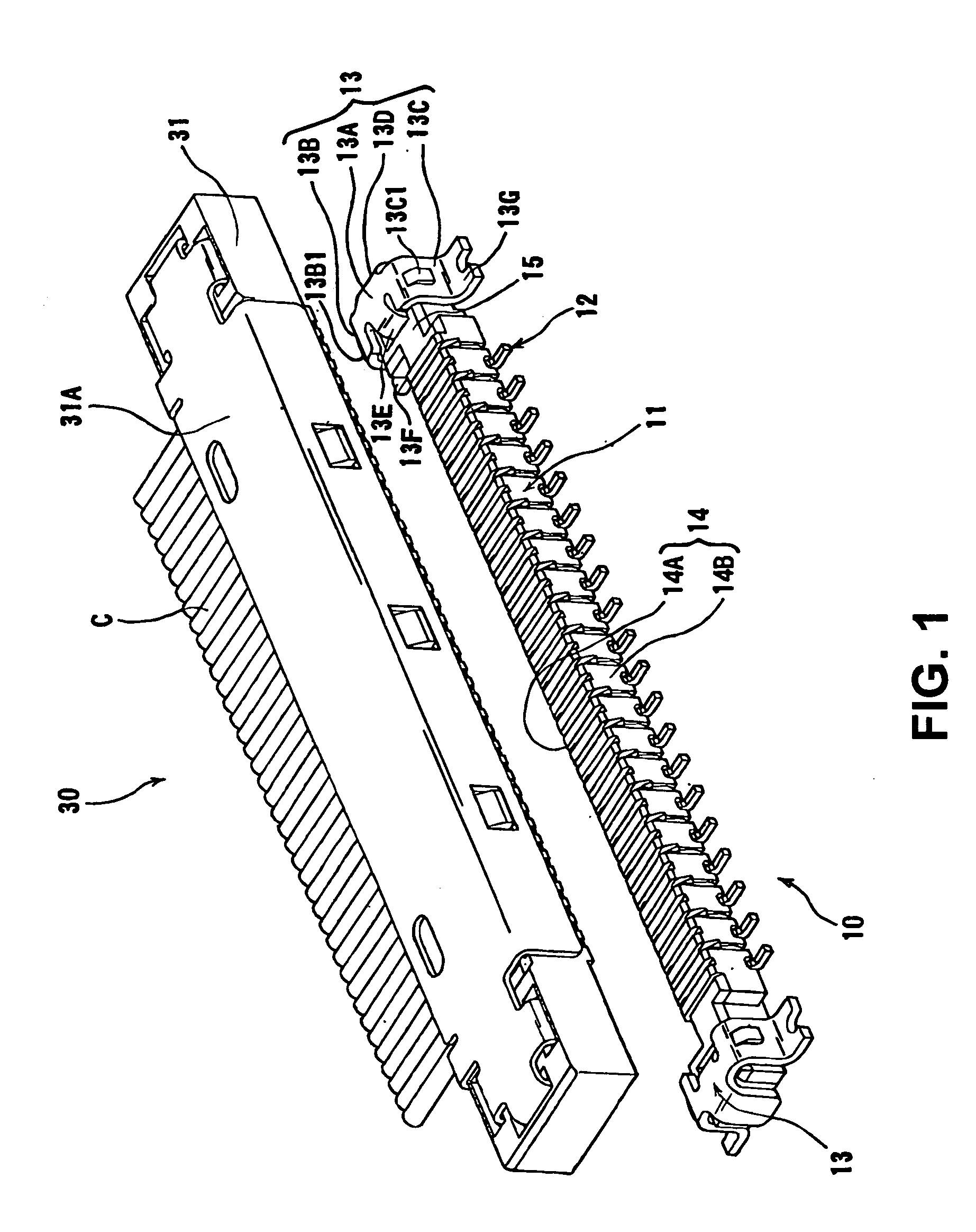 Electrical connector and combination connector having the same