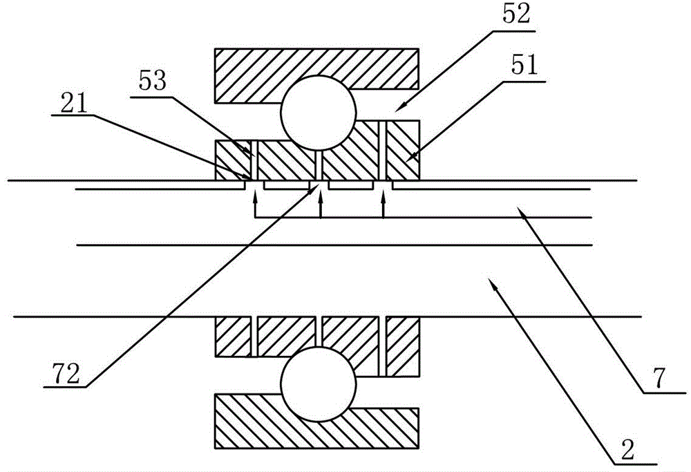 High-speed motor spindle adopting lubrication under loop