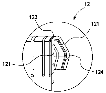 Contact member, insert sleeve structure, and composite hole sleeve structure