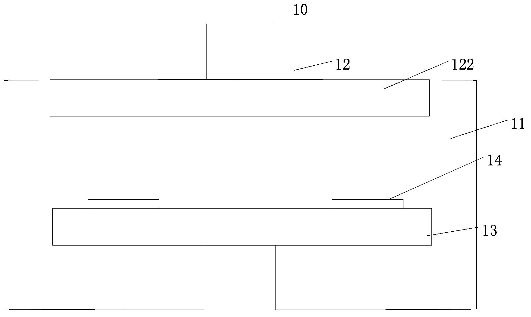 Metal organic chemical vapor deposition device, gas spray component and gas distribution control method