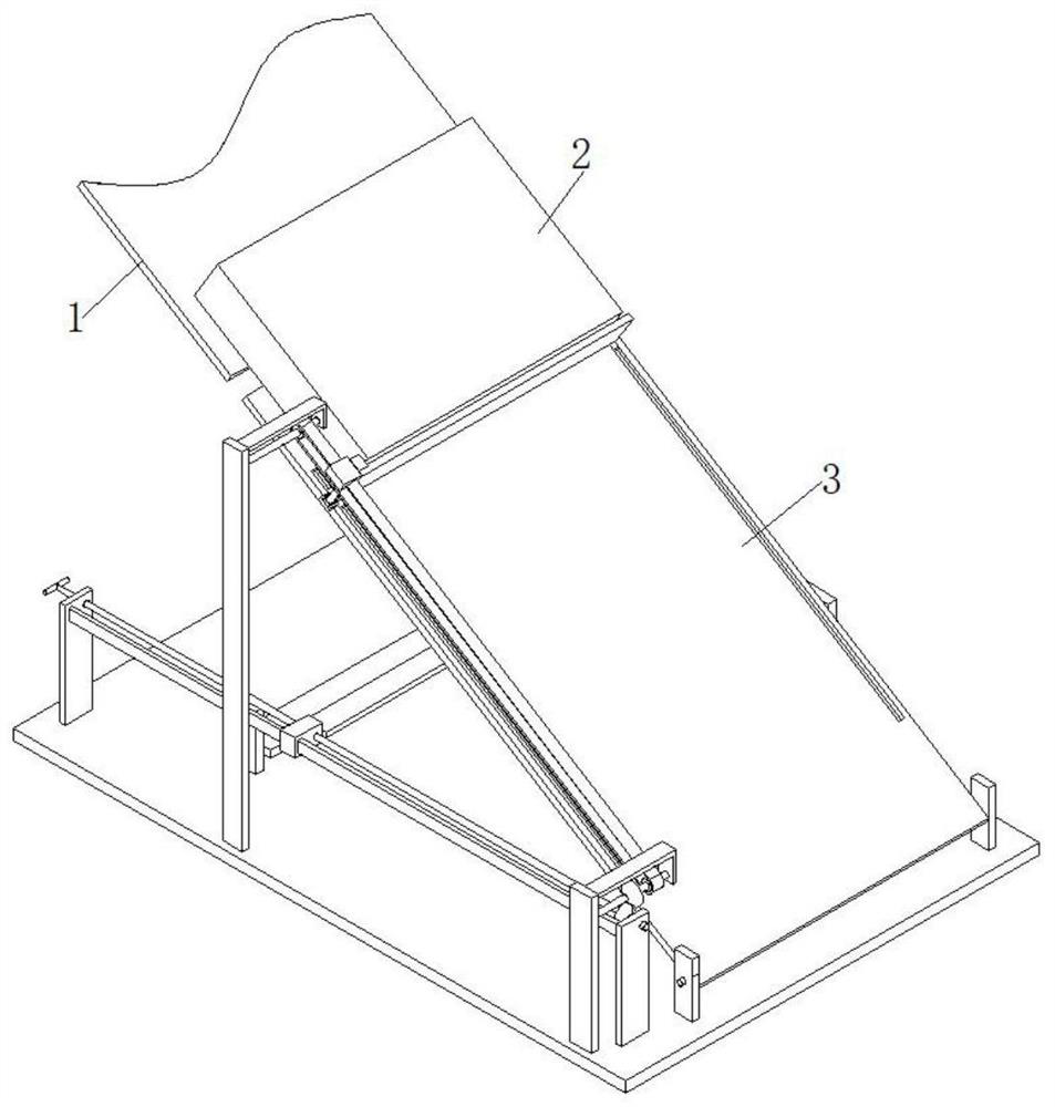 Material moving mechanism applied to automatic assembly line