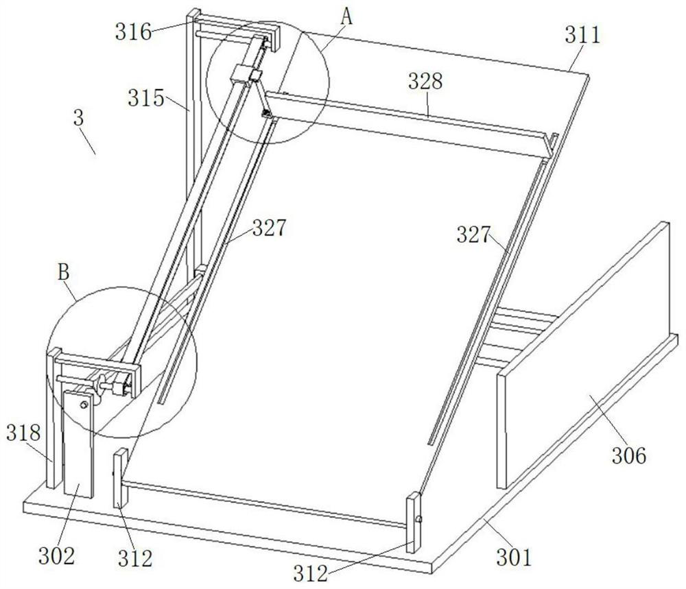 Material moving mechanism applied to automatic assembly line