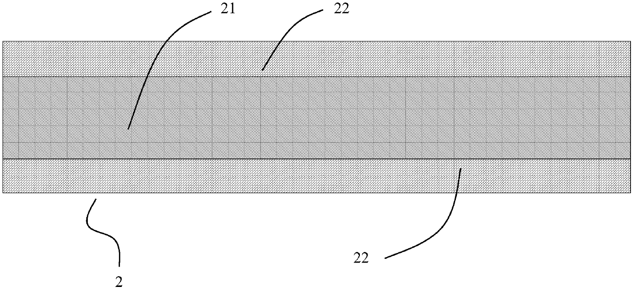 Line-embedded flexible printed circuit and film pasting preparation technology thereof