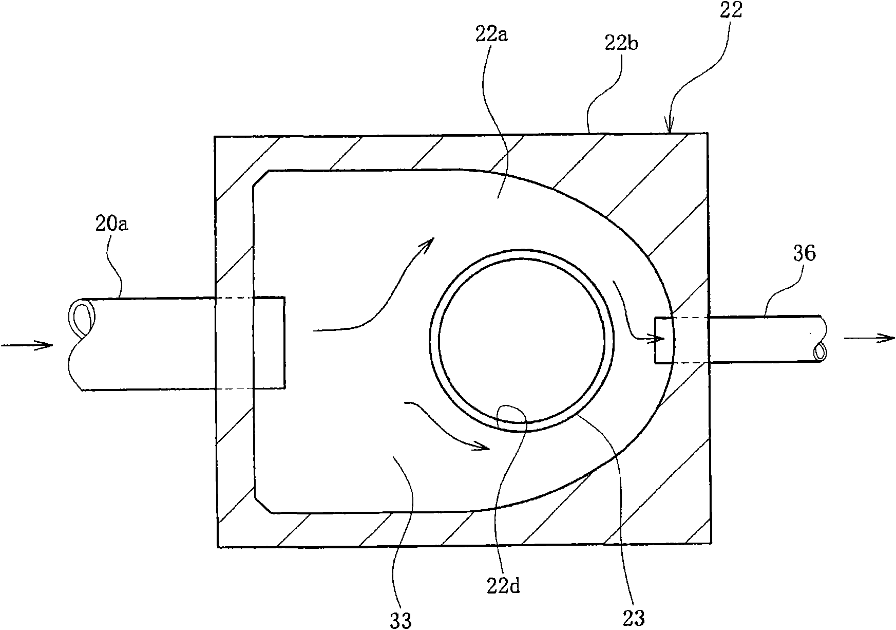 Pit for managing dust removal