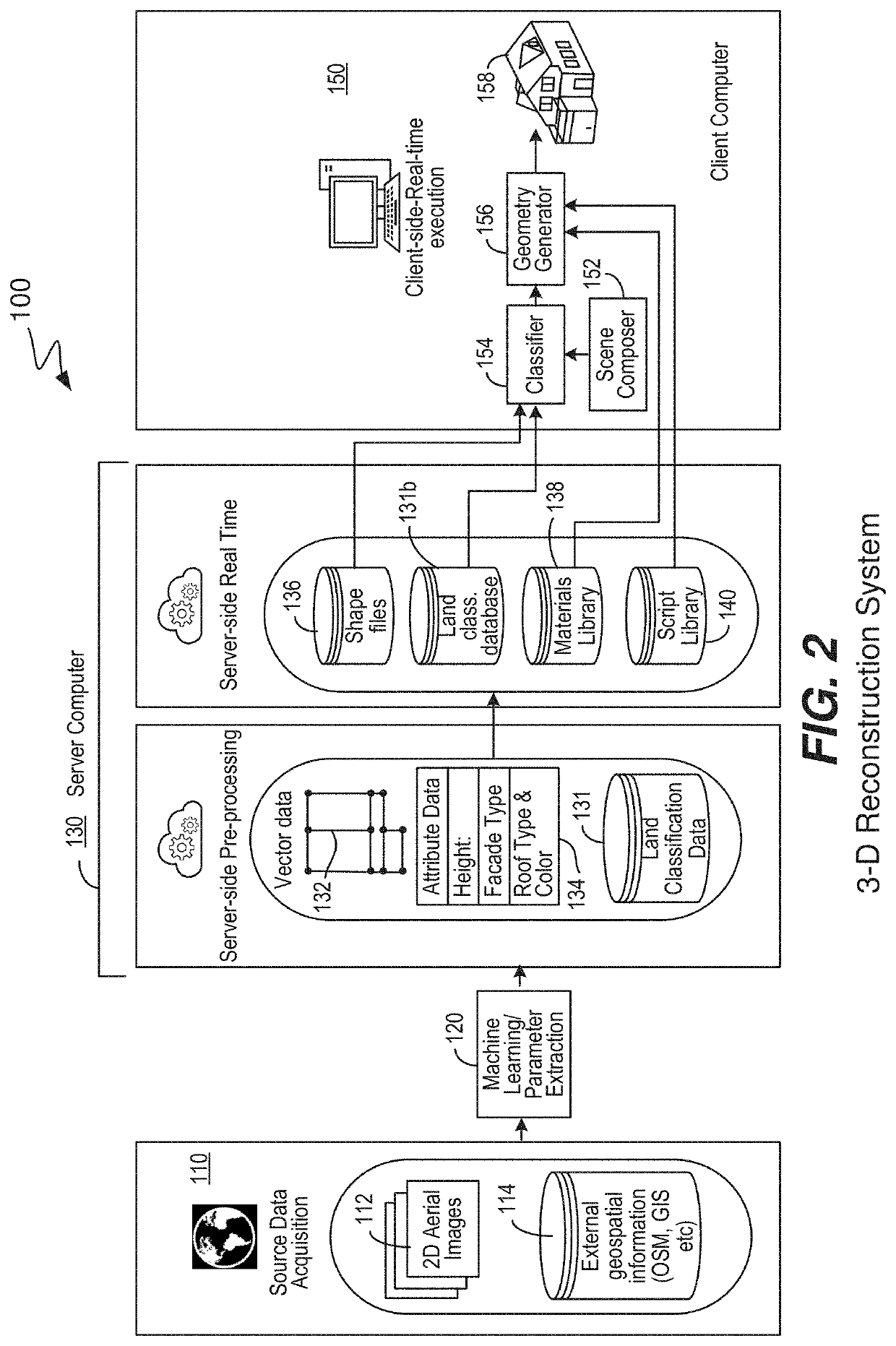 Reality-based three-dimensional infrastructure reconstruction