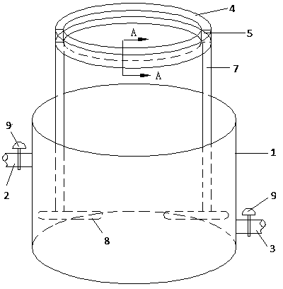 Mechanically stirring type pulp pool