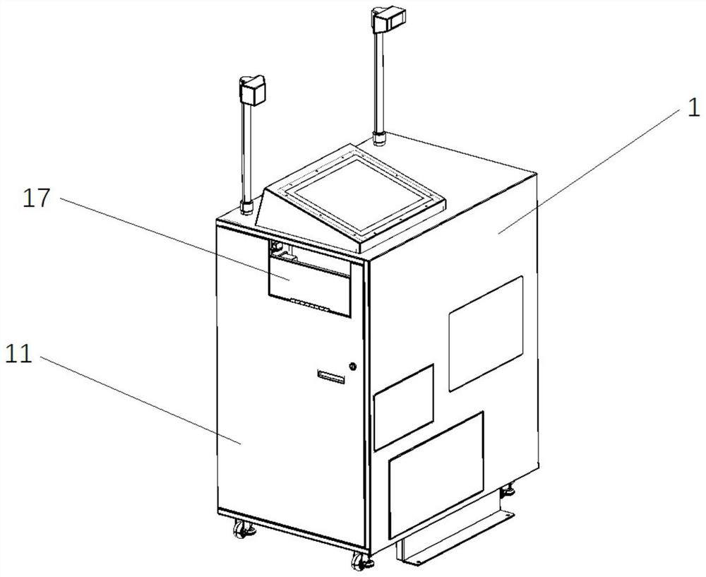 Indoor and outdoor portable integrated method and device for preventing seal from being stolen