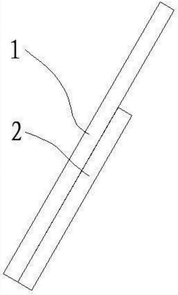 Double-layer blade of centrifugal fan and centrifugal fan including double-layer blade