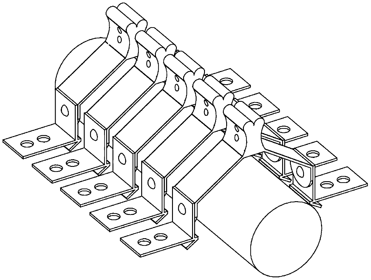 Dynamic fixing device through posterior cervical approach