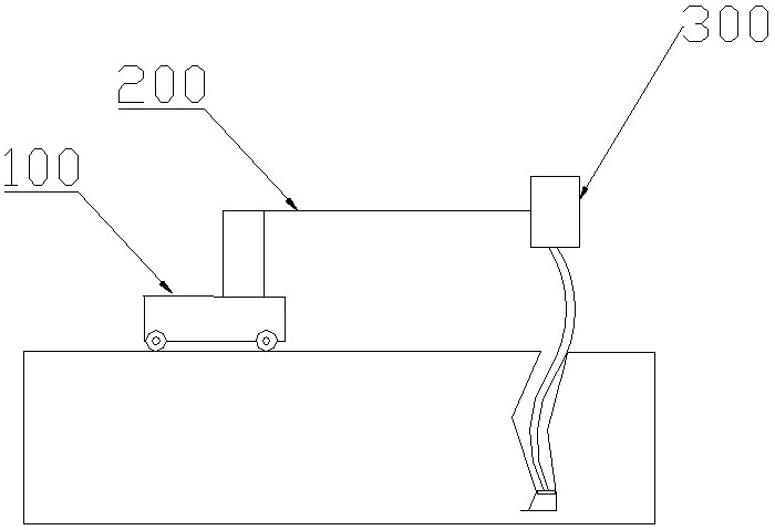 Hydraulic ring geological crack measuring device