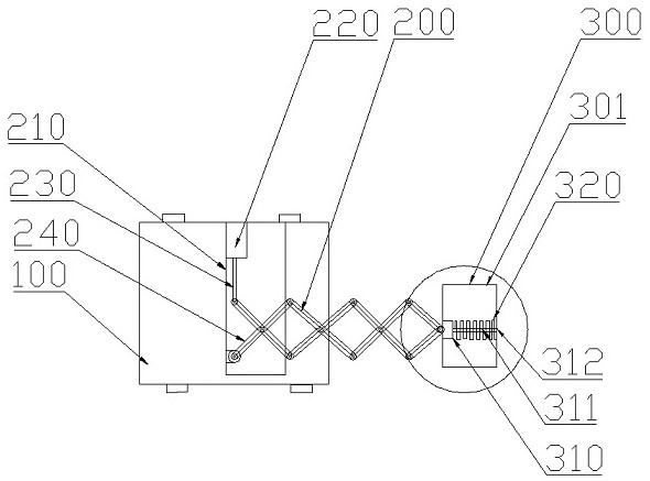 Hydraulic ring geological crack measuring device