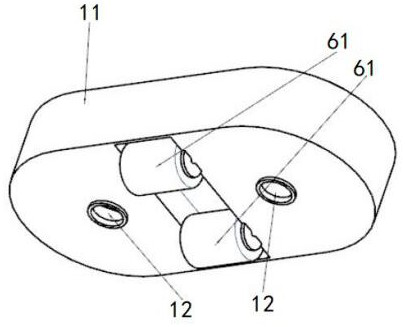 Steering differential drive device of high-speed roadway stacker and high-speed roadway stacker