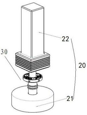 Steering differential drive device of high-speed roadway stacker and high-speed roadway stacker