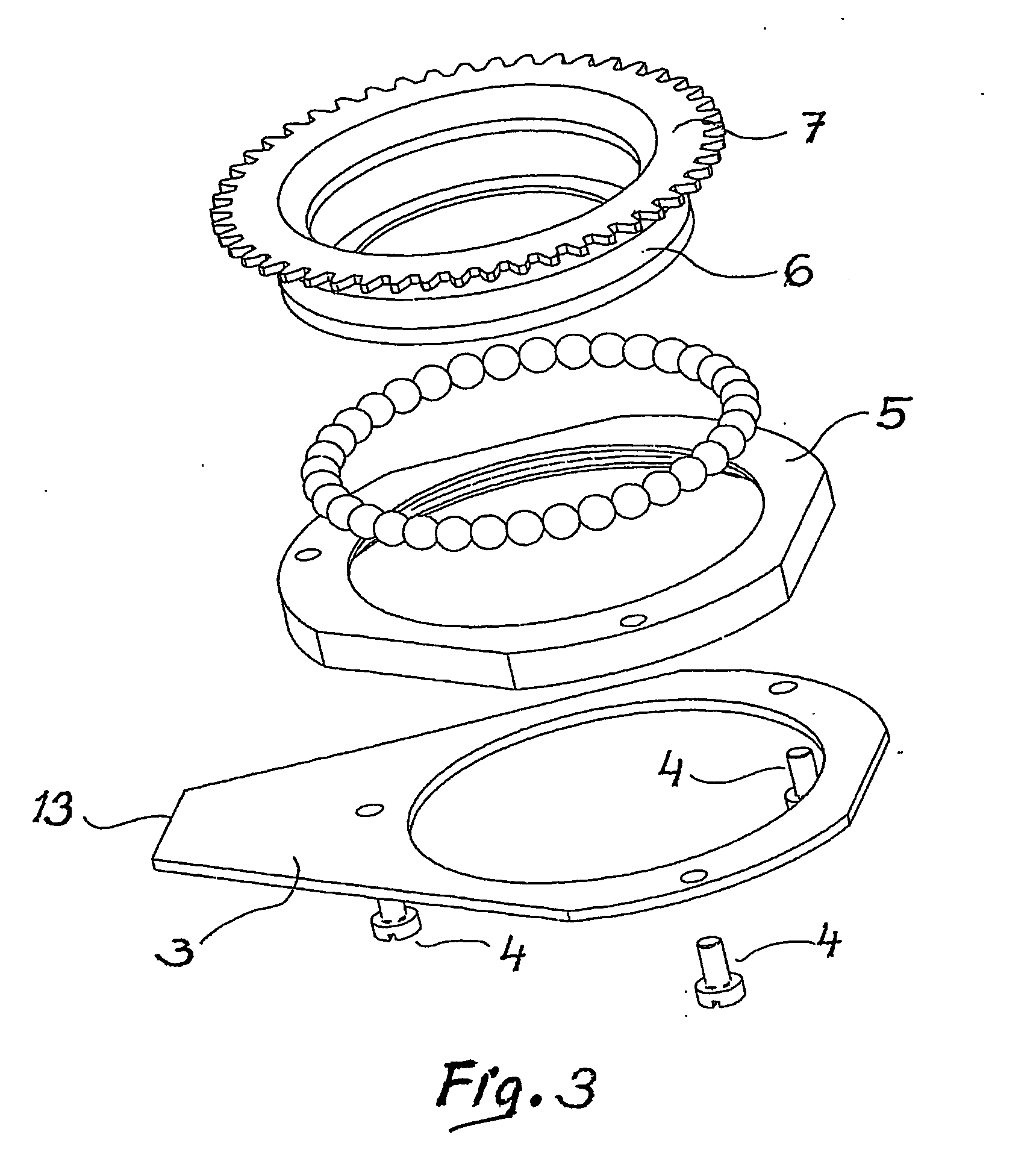 Equipment for a change of rotary gobos