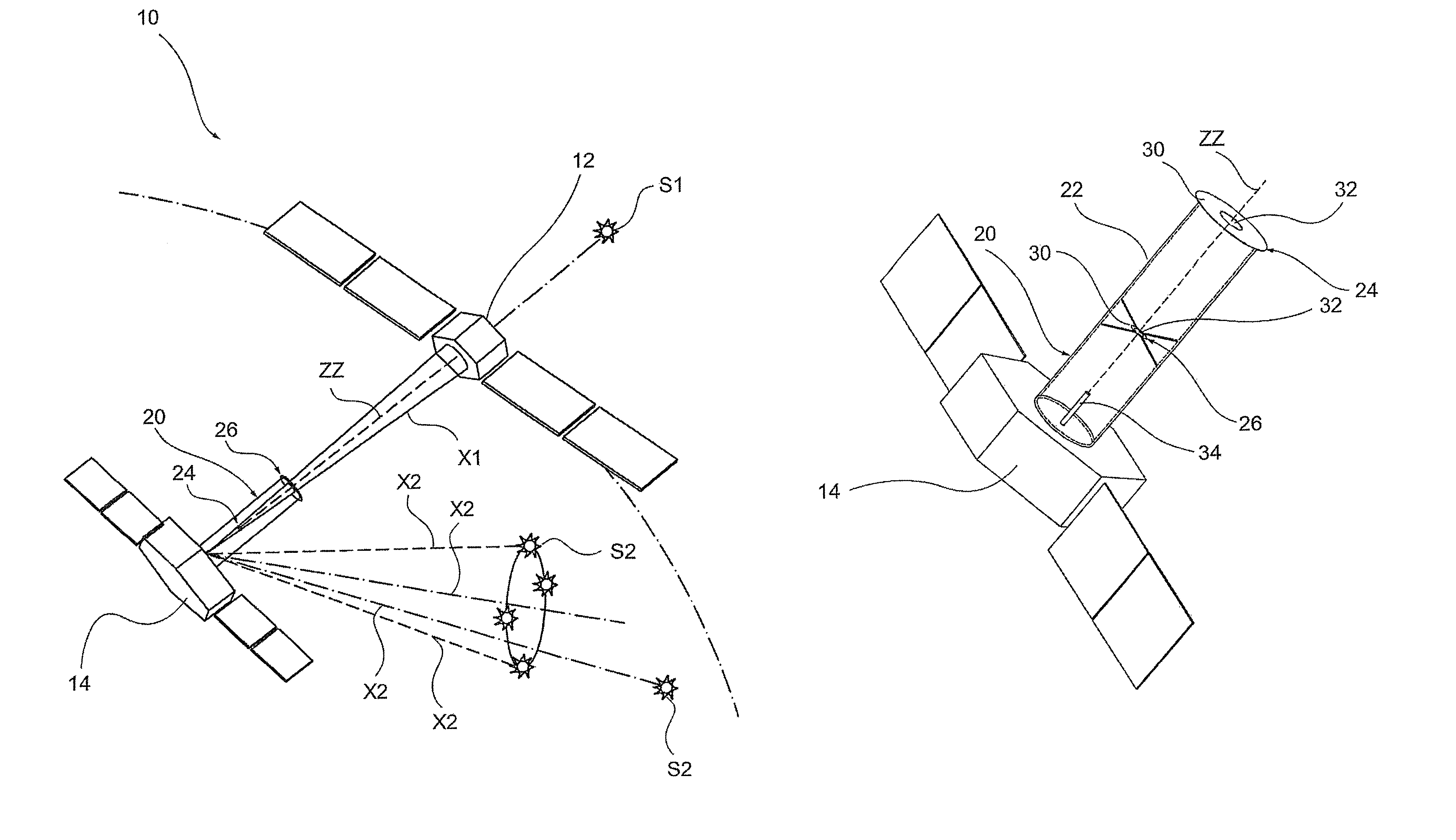 Shielding device for optical and/or electronic apparatuses, and space vehicle comprising such device