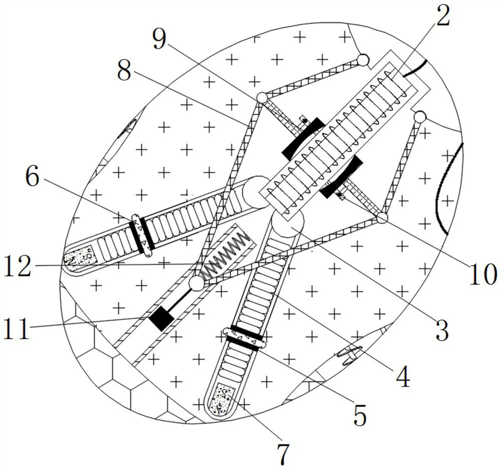 Device for ensuring stirring uniformity and discharging quality