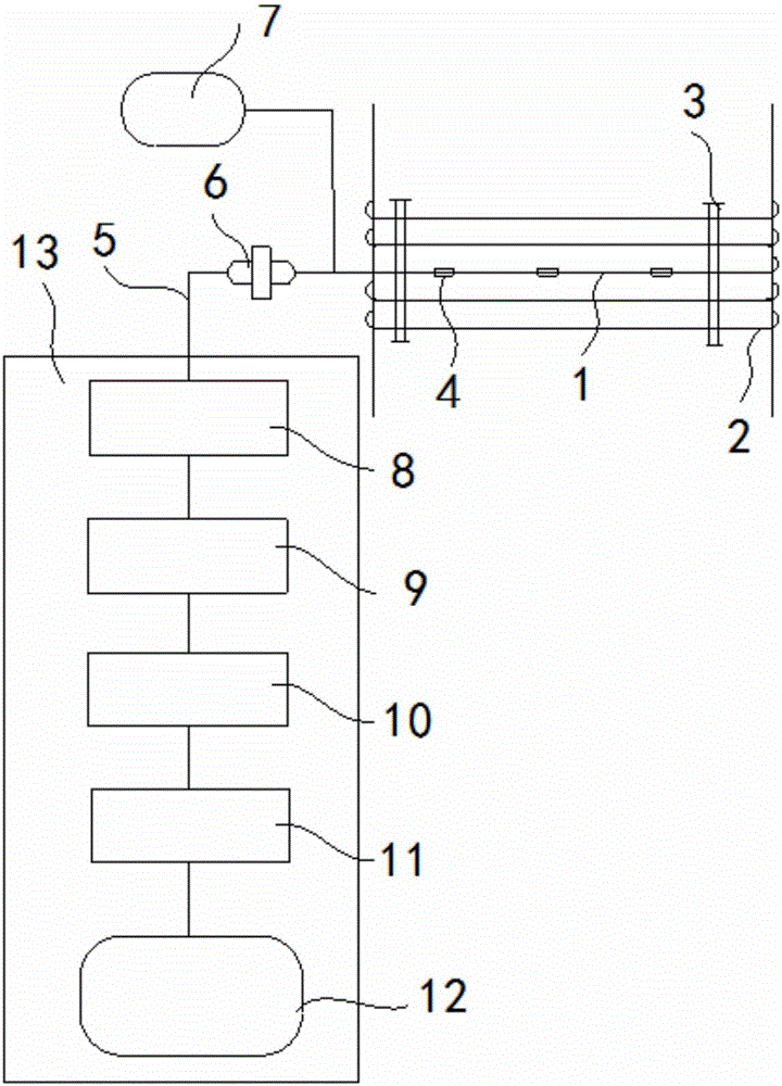 Transformer winding stress monitoring device and monitoring method thereof