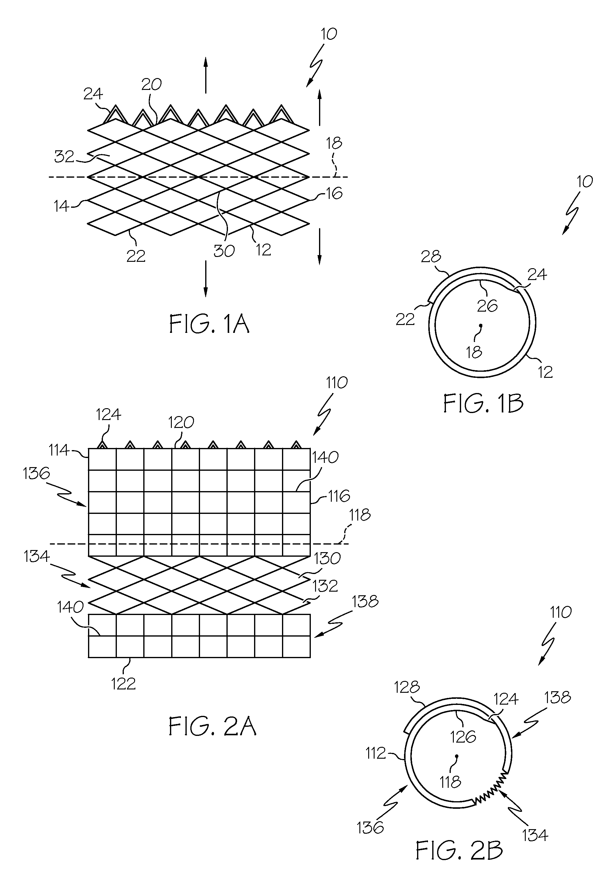 Stretchable anti-buckling coiled-sheet stent