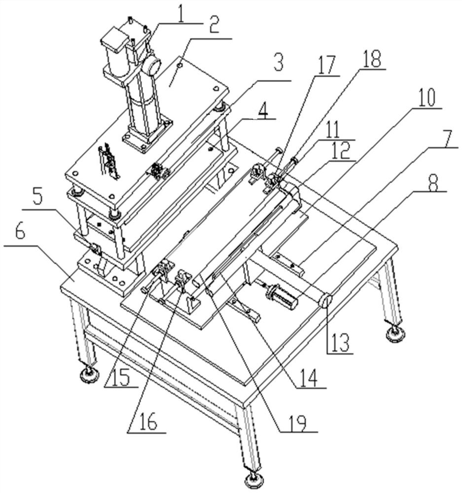 A kind of pouch battery lamination hot pressing device