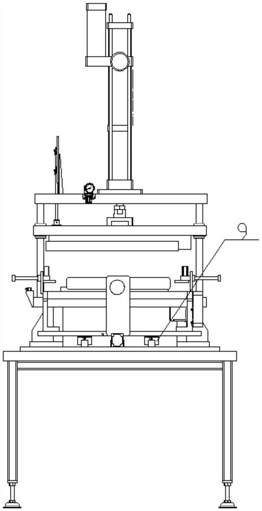 A kind of pouch battery lamination hot pressing device