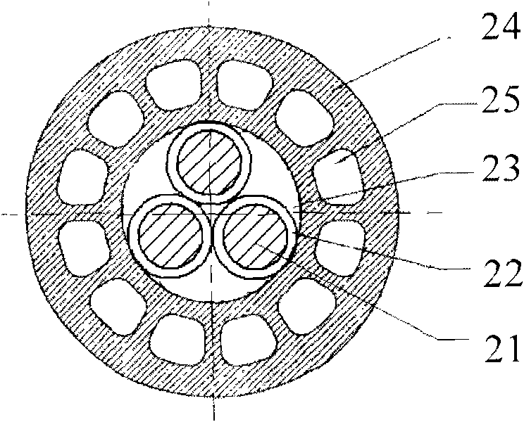 Bending-resistant highly-flexible floating cable and manufacturing method thereof