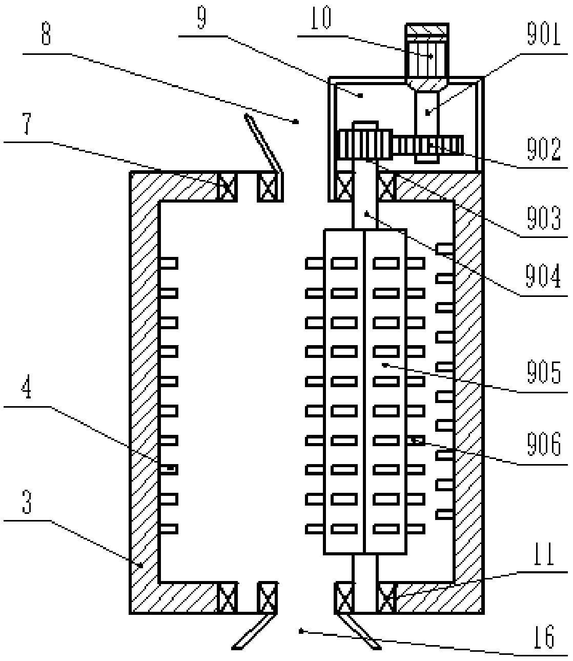 Medical breaking and recycling device for abandoned dental tooth molds used for oral cavities