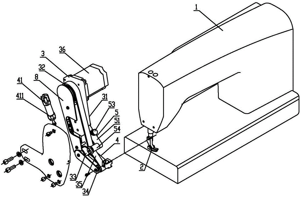 Lockstitch sewing machine capable of feeding automatically