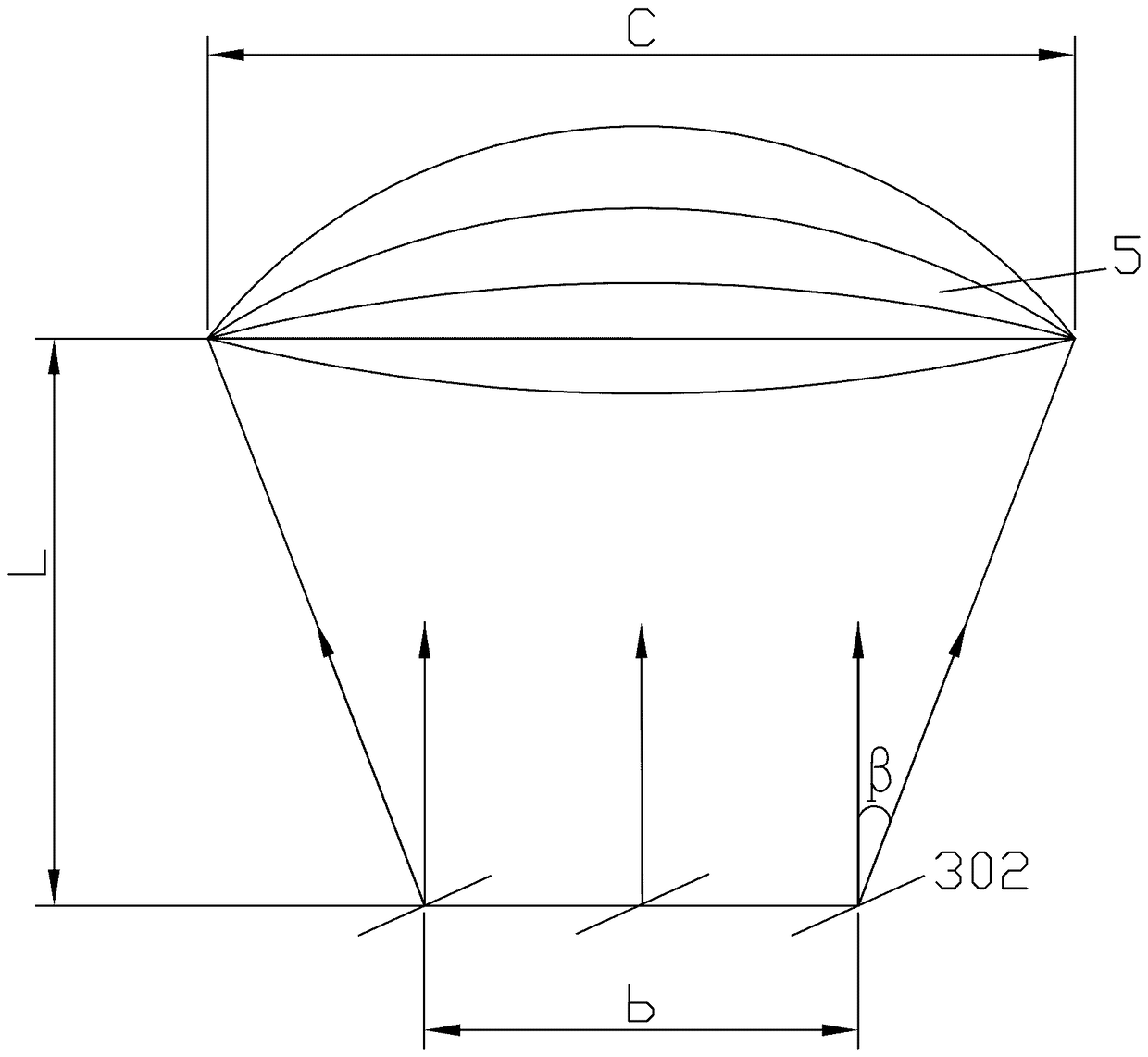 A low-cost miniature projection system based on LEDs and lenses