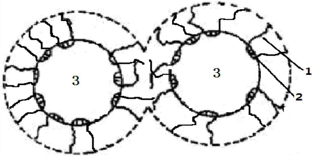 Rubber composition containing modified nano white carbon black and preparation method of rubber composition