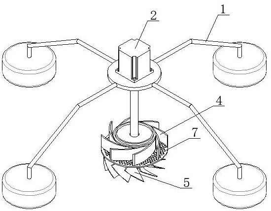 Guide cylinder and water surface garbage cleaning device with guide cylinder