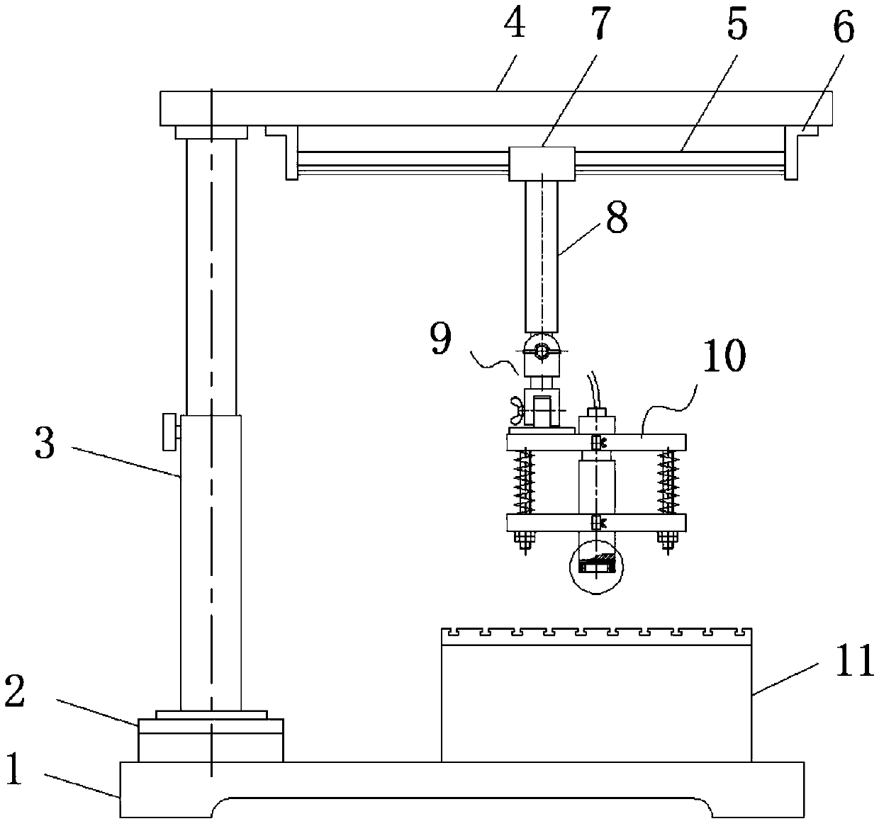 Ultrasonic flaw detection device