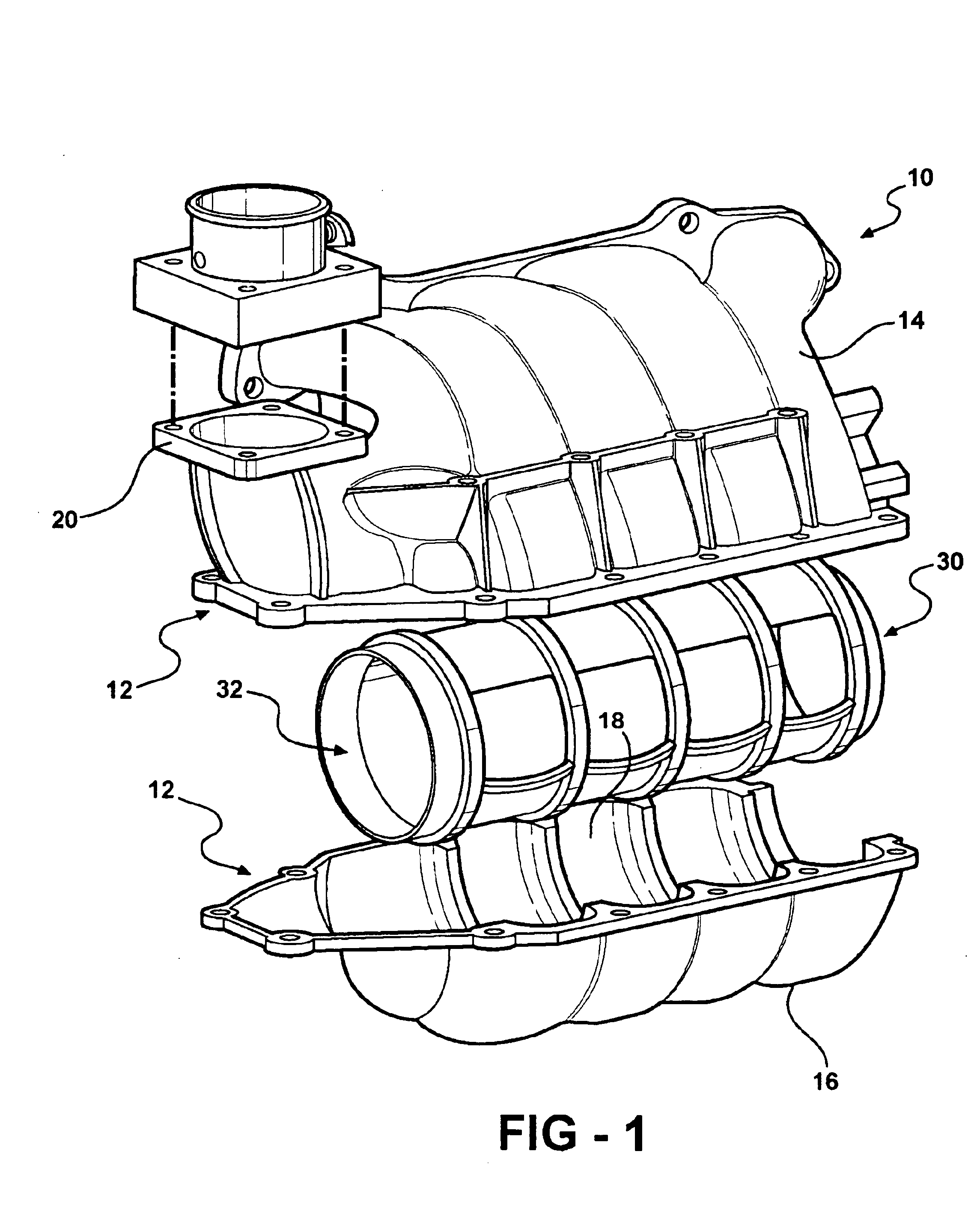 Variable runner length intake manifold