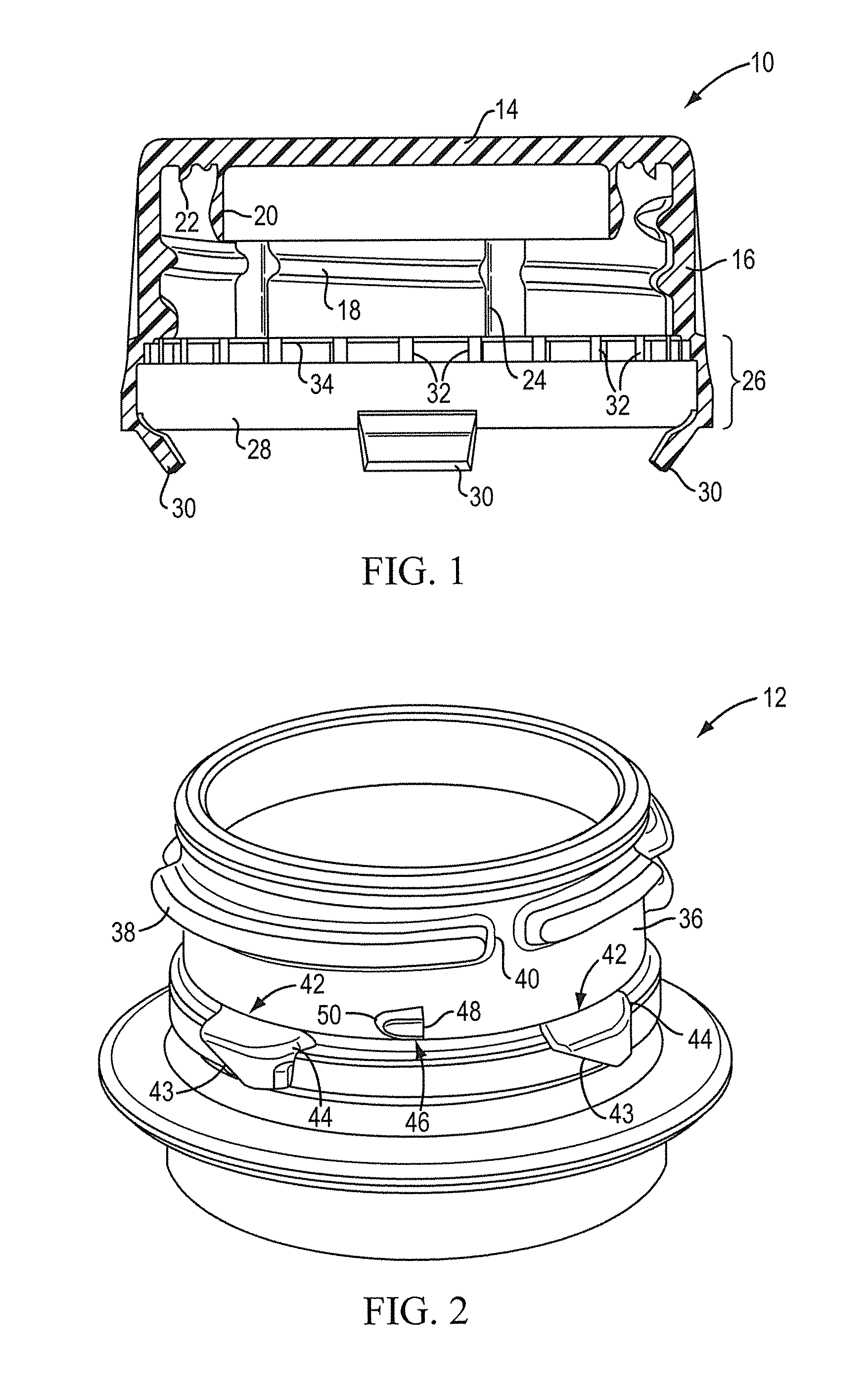 Tamper-evident bottle and closure having vents