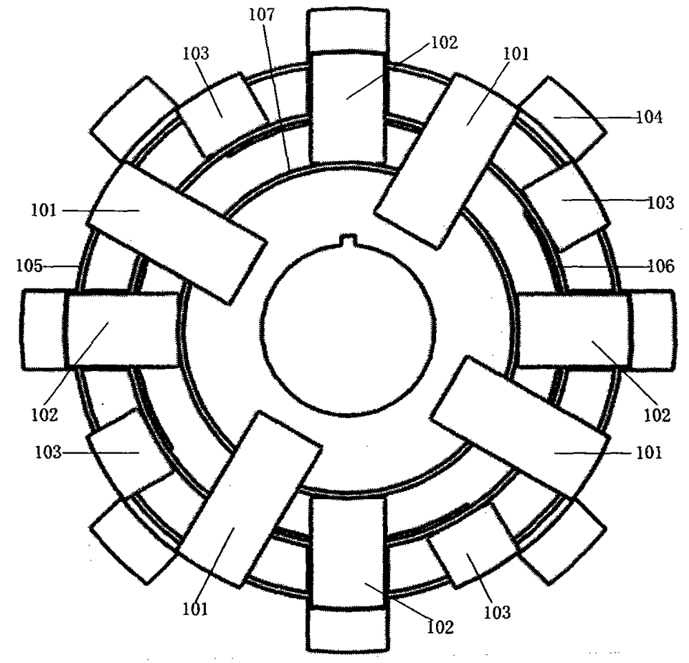 A three-phase U-shaped stator tooth external rotor switched reluctance motor and its driving method