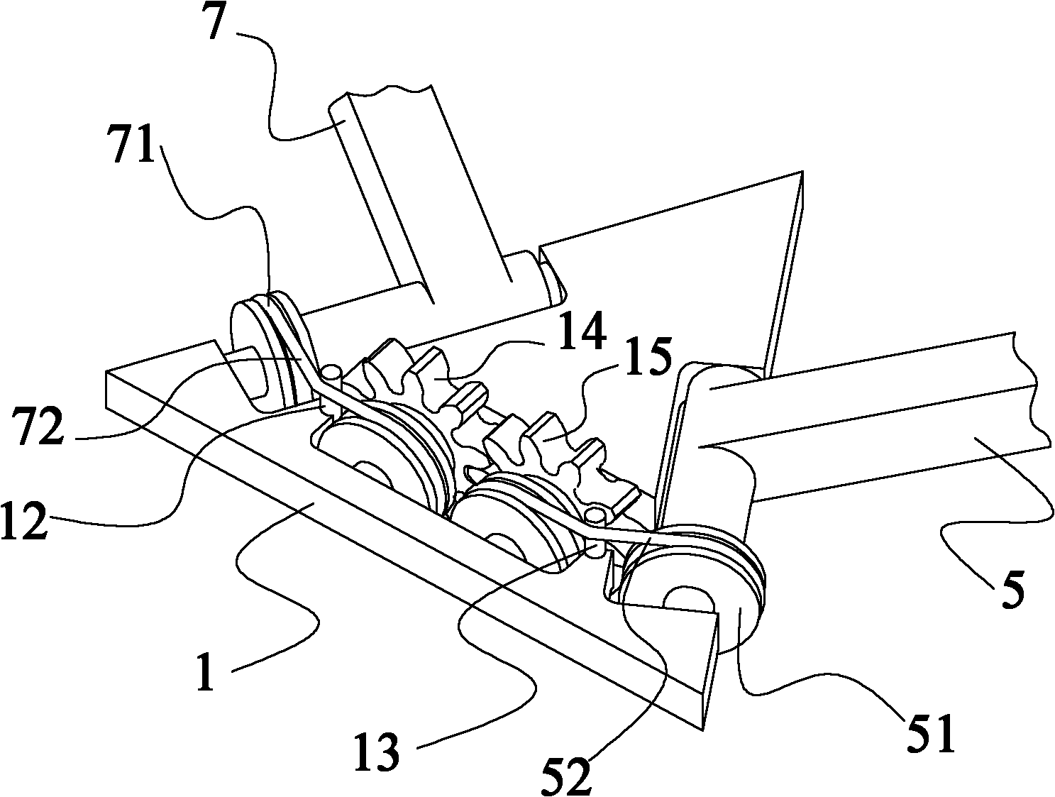 Spatial accurate straight-line motion mechanism