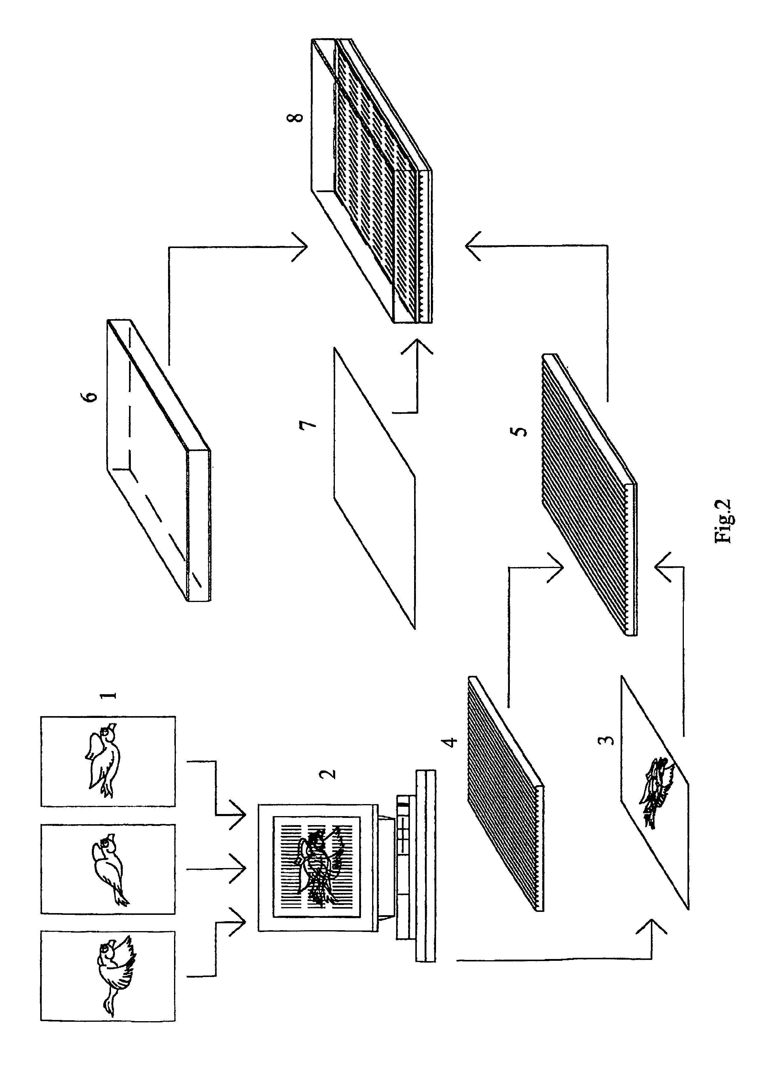 Layered glass tile