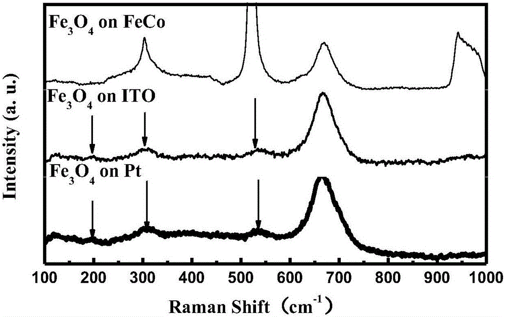 Method for in-situ preparationof oxide/metal ferromagnetic heterojunction through atomic layer deposition method