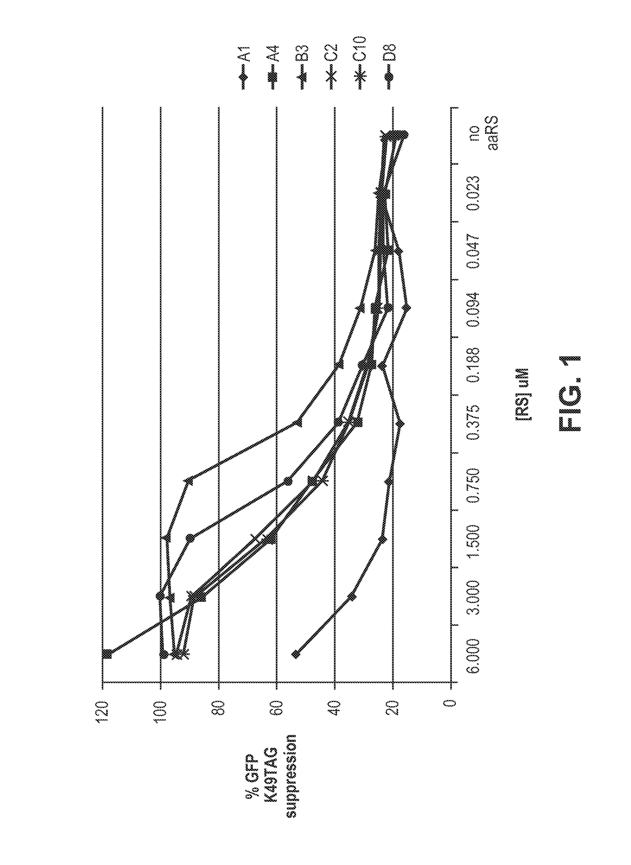 Non-natural amino acid tRNA synthetases for para-methylazido-L-phenylalanine