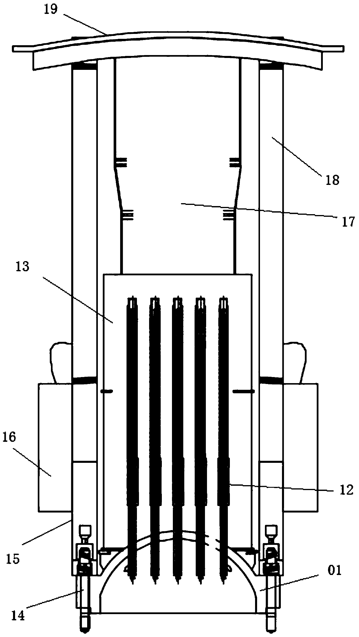 A nuclear power integrated top cover module