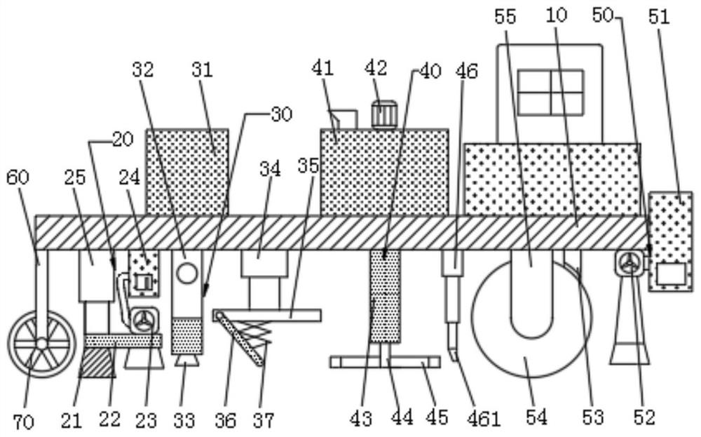 Asphalt pavement anti-slip treatment device