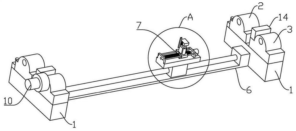 Cutting device for plastic film processing