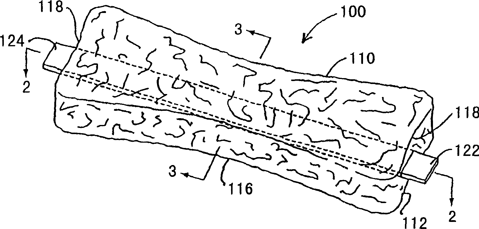 Dog bone with jerky pieces and method for making