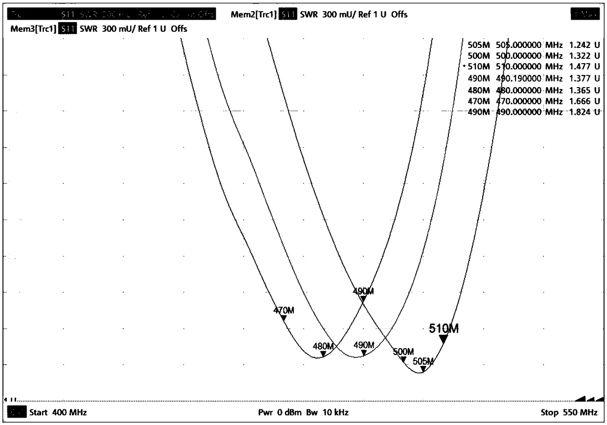 Broadband Lora communication terminal antenna