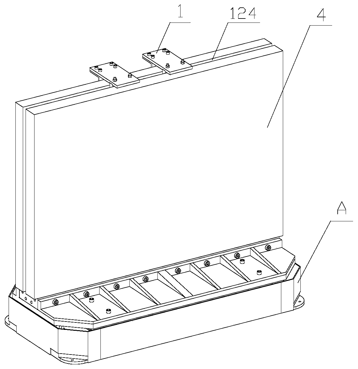 Precise adjustment lens frame for large-aperture optical element