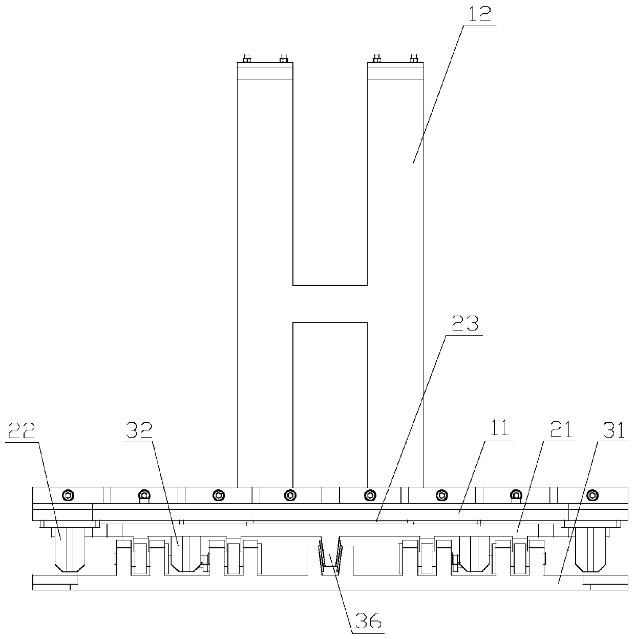 Precise adjustment lens frame for large-aperture optical element