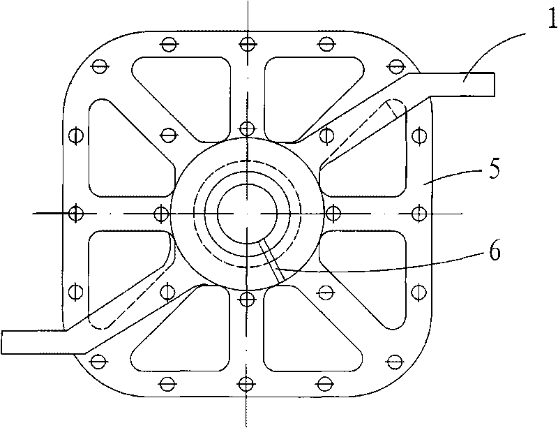 Processing method of burnable poison bar of nuclear power station and suspension frame for burnable poison bar